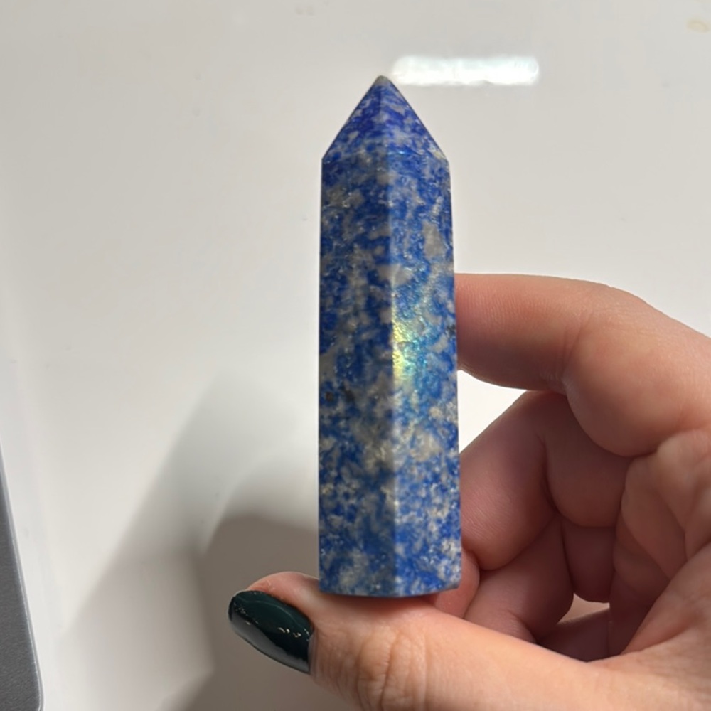 Blue Lapis Lazuli Crystal Tower
